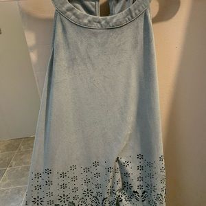 Medium Blue Halter Tank